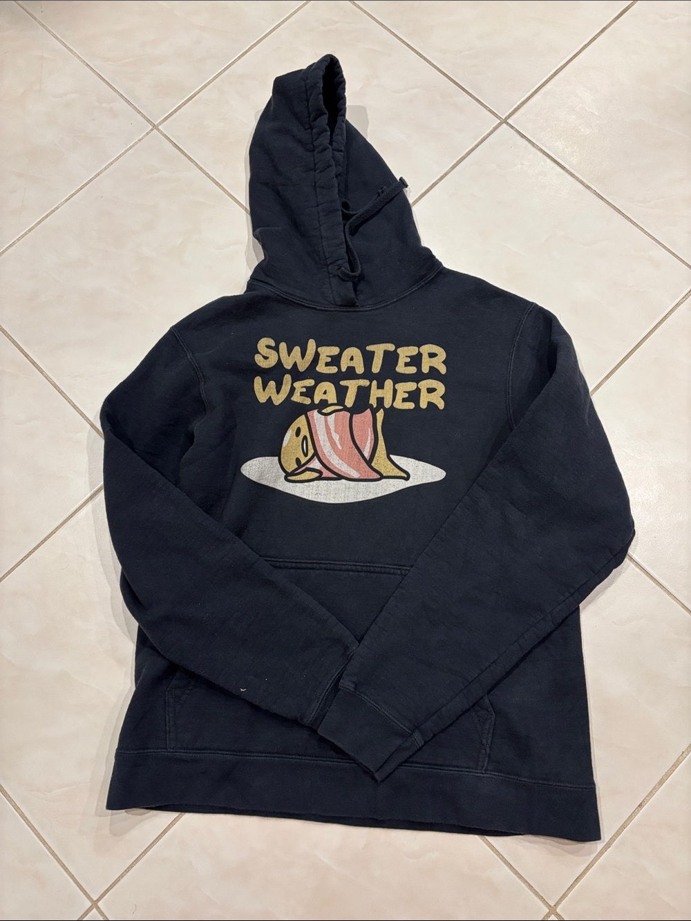 Port and Company Black "Sweater Weather" Graphic Hoodie